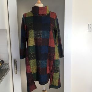 Plaid Sweater Dress